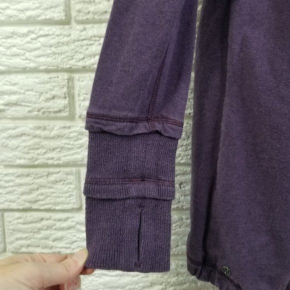 Lululemon Gratitude Wrap Jacket 8 Heathered Purple - Picture 6 of 8